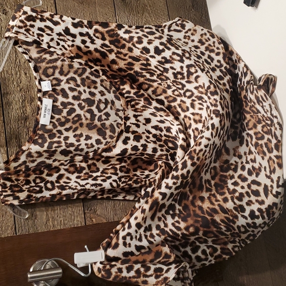 Van Winkle & Co. Women's Sleeveless Leopard Print Polyester Tank size XL - Picture 1 of 7